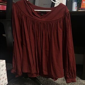 Banana Republic Deep Red Blouse